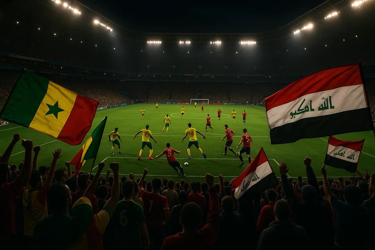 Posiciones de Selección de Fútbol de Senegal contra Selección de Fútbol de Iraq: Análisis Táctico Completo